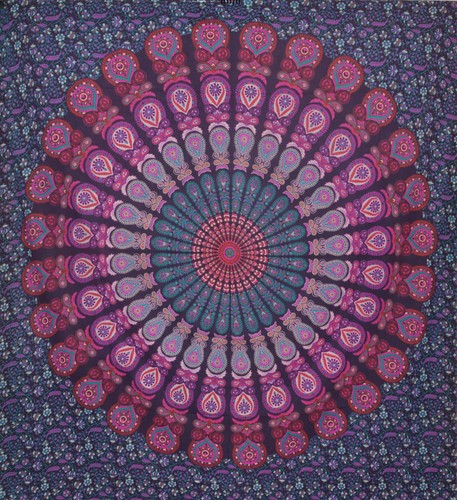 Copriletto mandala - copriletto,