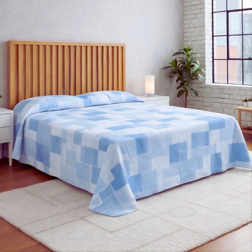 Copriletto estivo brick quadri - brick,