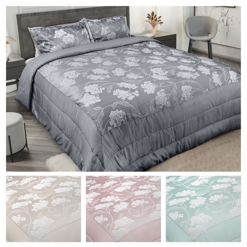Set copriletto 3pz - 3pz, trapuntato