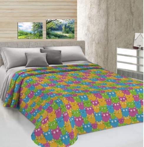 Copriletto estivo happy cats - copriletto,