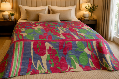 Trapunta bohemian kantha - trapunta,