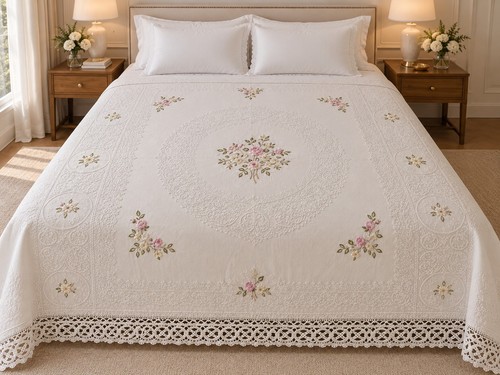 Copriletto matrimoniale con - copriletto,